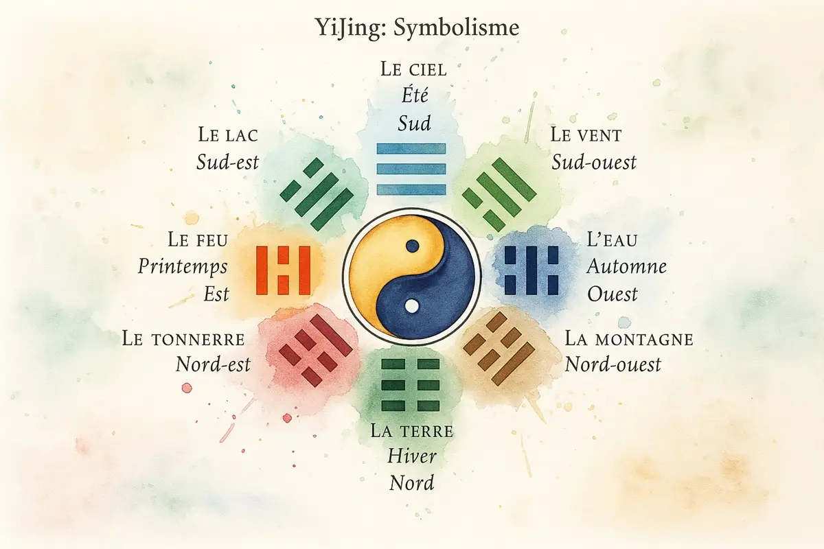 Yi-Jing; livre du changement, en Chine