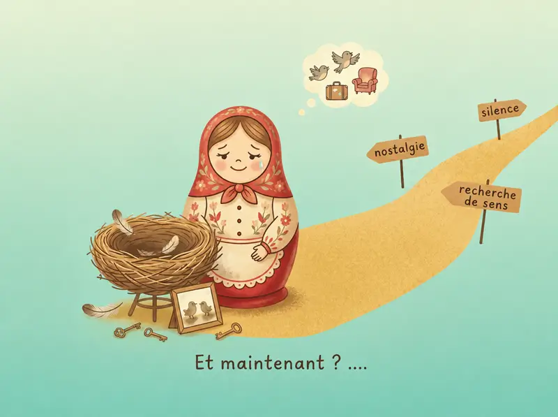 Le syndrome du nid vide : et si le vrai cadeau, c'était de leur offrir la richesse du monde ?